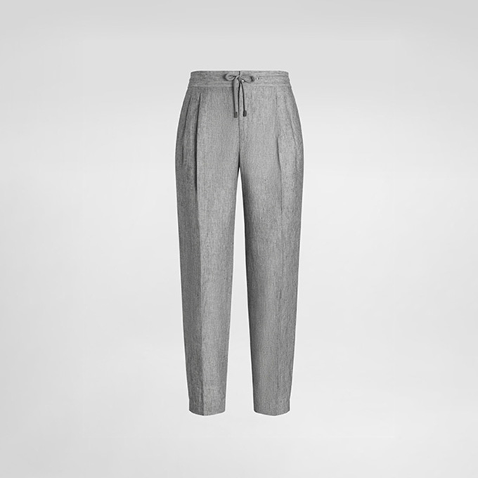 dolce & gabbana linen tailored pants